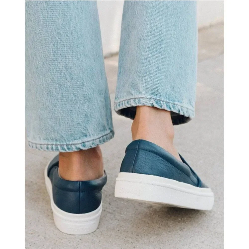 Soludos Sz.8 Navy Ibiza Slip On Sneaker